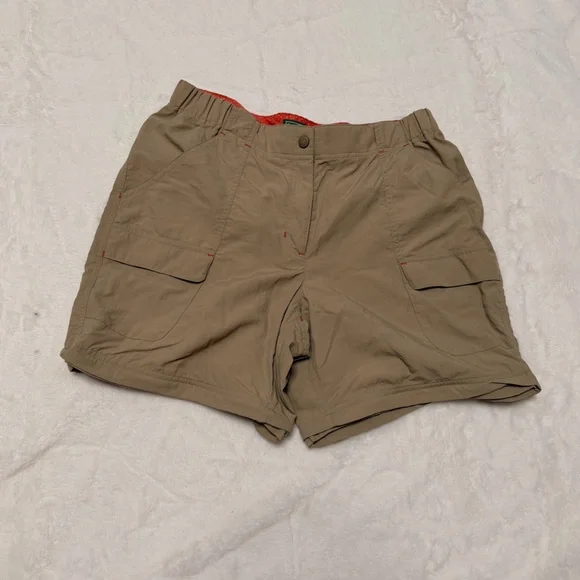 L.L. Bean Convertible Hiking Pants Women 14 Zip-Off Cargo Travel Summer Gorpcore - Picture 8 of 9